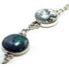 Image 1 : Azurite & Abalone Shell Bracelet
