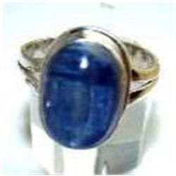 Silver and Kyanite Ring