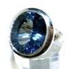 Image 1 : Silver and Mystic Topaz Ring