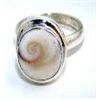 Image 1 : Silver and Shiva Pearl Ring