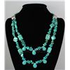 Image 1 : Natural 615.00ctw Turquoise Sterling Silver Necklace