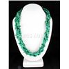 Image 1 : 767.50CTW 23in. GREEN TURQUOISE CHIPPED STONE NECKLACE