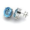 Image 1 : Aqua Marine 4.50ctw Earring 14kt White Gold
