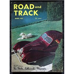Road & Track (March 1952) Great Condition