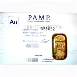 Manufacturer Of Our Choice 50g Gold Bar (1.6075 ounces)