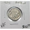 Image 1 : 1924 BUFFALO NICKEL RED BOOK VALUE IS $10.00 *RARE VERY FINE GRADE - NICE NICKEL*!