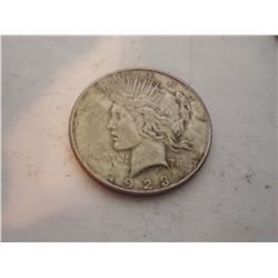 1923-S SILVER PEACE DOLLAR