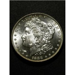 1888 BU MORGAN SILVER DOLLAR, MS