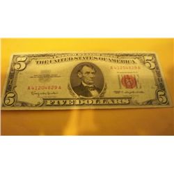 1963 $5 Red Seal Federal Note