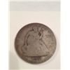 Image 1 : 1861 SEATED LIBERTY SILVER HALF DOLLAR