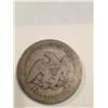 Image 2 : 1861 SEATED LIBERTY SILVER HALF DOLLAR