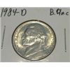 Image 1 : 1984-D JEFFERSON NICKEL *RARE BU UNC HIGH GRADE - NICE COIN*!!