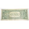 Image 2 : 1957 SERIES B $1 SILVER CERTIFICATE SERIAL # W98630372A *PLEASE LOOK AT PICTURE TO DETERMINE GRADE*!
