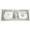 Image 1 : 1957 SERIES B $1 SILVER CERTIFICATE SERIAL # U96580880A *PLEASE LOOK AT PICTURE TO DETERMINE GRADE*!
