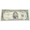 Image 1 : 1953 SERIES A $5 SILVER CERTIFICATE SERIAL # E75157618A *RARE NICE BILL*!!!
