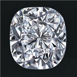 GIA 1.00ctw Certified Cushion Brilliant Diamond E,VS1