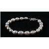 Image 2 : 81.12CTW 9" LAVENDER FRESHWATER PEARL BRACELET METAL LO