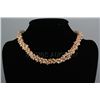 Image 1 : 333.4CTW 18" PEACH RICE PEARL NECKLACE METAL LOCK PHILI