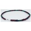 Image 2 : 220.20ctw Natural Multi-Color Rondelles Necklace