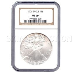 Certified Proof Silver Eagle PF69 2006