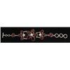Image 1 : Fashion Silver 200.00ctw Oval Ruby Beryl Bracelet