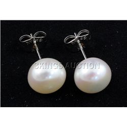 16.19CTW WHITE RICE PEARL EARRING PHILIPPINES