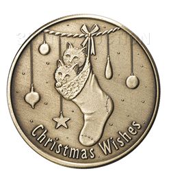 Christmas 2009 Bronze Round X-12 Christmas Wishes (with