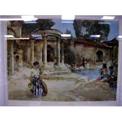 A framed and glazed William Russell Flint pri...