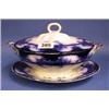 Image 1 : A Victorian flow blue A. Meakin sauce tureen/...