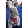 Image 1 : A small Steiff figure of a seated rabbit comp...