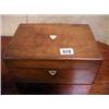 Image 1 : A 19thC good sewing box....