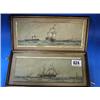 Image 1 : A pair of small-framed 19thC watercolours of...