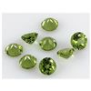 Image 3 : Peridot 10.36 ctw Loose Gemstone 7mm Round Cut