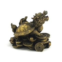 Dragon Headed Turtle, Courage and Longevity Chinese Fig