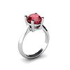 Image 1 : Garnet 2.50ctw Ring 14kt White Gold