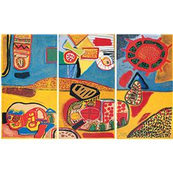 Corneille, The Great Desert, Triptych of Terragraphs