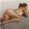 Image 1 : Mickey Frome, Nude in Prone, Oil Painting