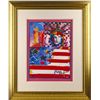 Image 1 : Peter Max, God Bless America II, Mixed Media Painting