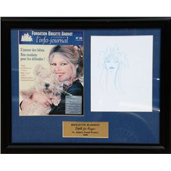 Brigitte Bardot, Doodle for Hunger, Marker Drawing