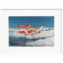 Alexander Calder Braniff Airplane, Color Photograph