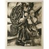 Image 1 : Javier Arevalo, Dios nunca Muere, Aquatint Etching