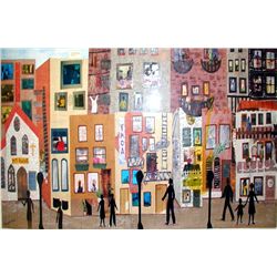 Allen Stringfellow, On This Street I, Collage