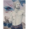 Image 1 : Mark Van Epps, Self Portrait, Acrylic and Pastel Drawing