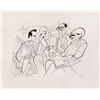 Image 1 : Al Hirschfeld, The Misfits: On the Set, Lithograph