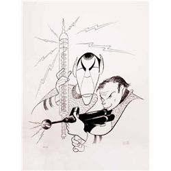 Al Hirschfeld, Star Trek: Spock and Captain Kirk, Lithograph