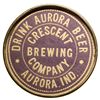 Image 1 : Aurora Crescent Brewing Co. Mirror IN - Aurora,Dearborn County -  -