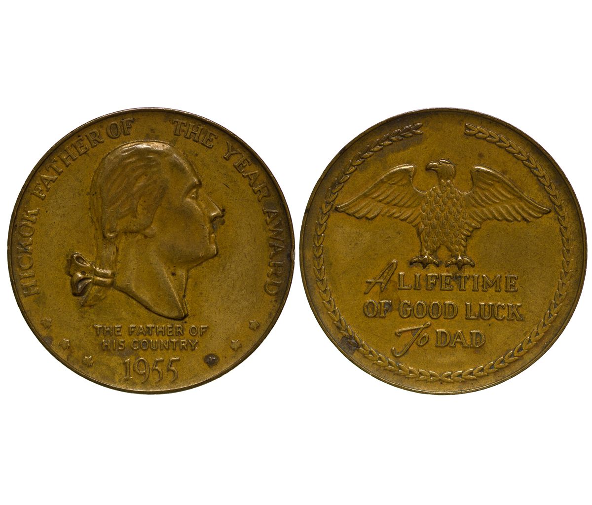 Father of the Year Award Token KS - Hickok,Grant County - 1955 - Tokens