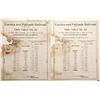 Image 1 : Eureka and Palisade Railroad Time Table NV - Eureka, - 1900 -