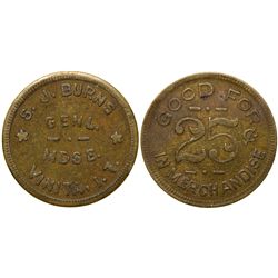 S.J. Burns Token OK - Vinita,Tokens
