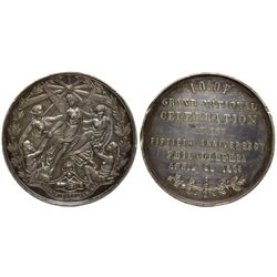 I.O.O.F. Medal PA - Philadelphia, - 1869 -